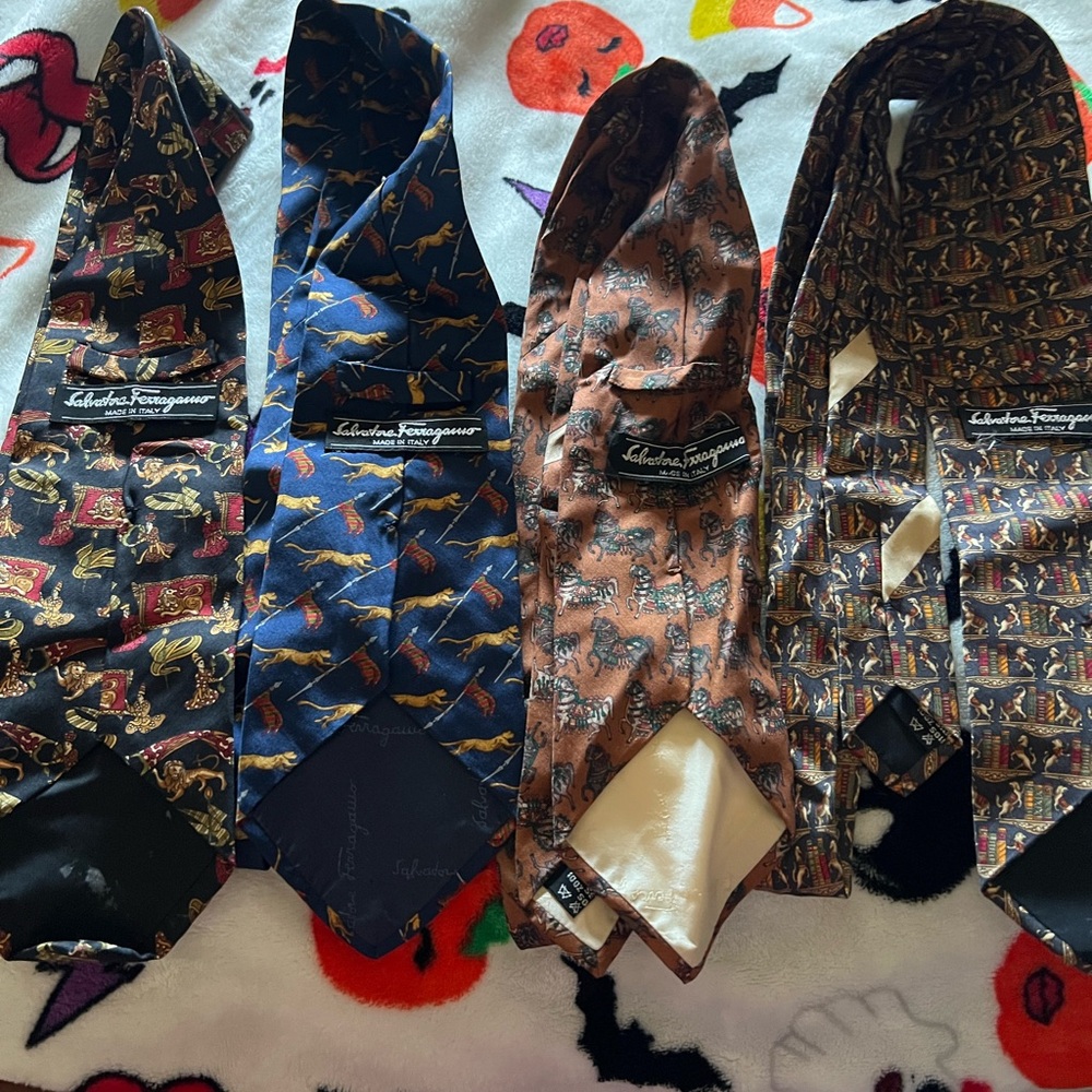 Salvatore Ferragamo Multicolor Men's Ties